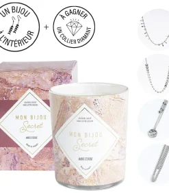 Zilveren Ketting Sierkaars - Oriëntaalse Amber