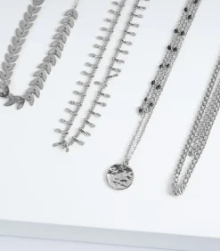 Zilveren Ketting Sierkaars - Oriëntaalse Amber