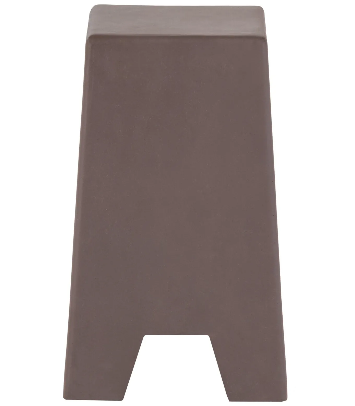 Zina Bijzettafel Hoog - Cement - Bruin - 51x36x36