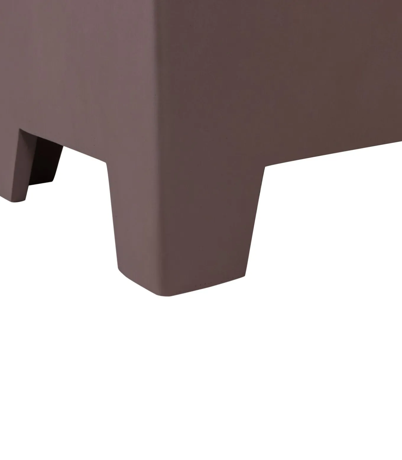 Zina Bijzettafel Laag - Cement - Bruin - 36x50x50