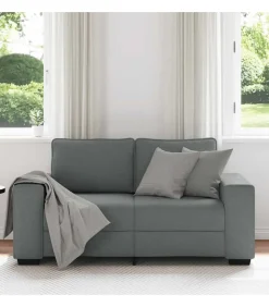 2-zitsbank 120 cm stof donkergrijs