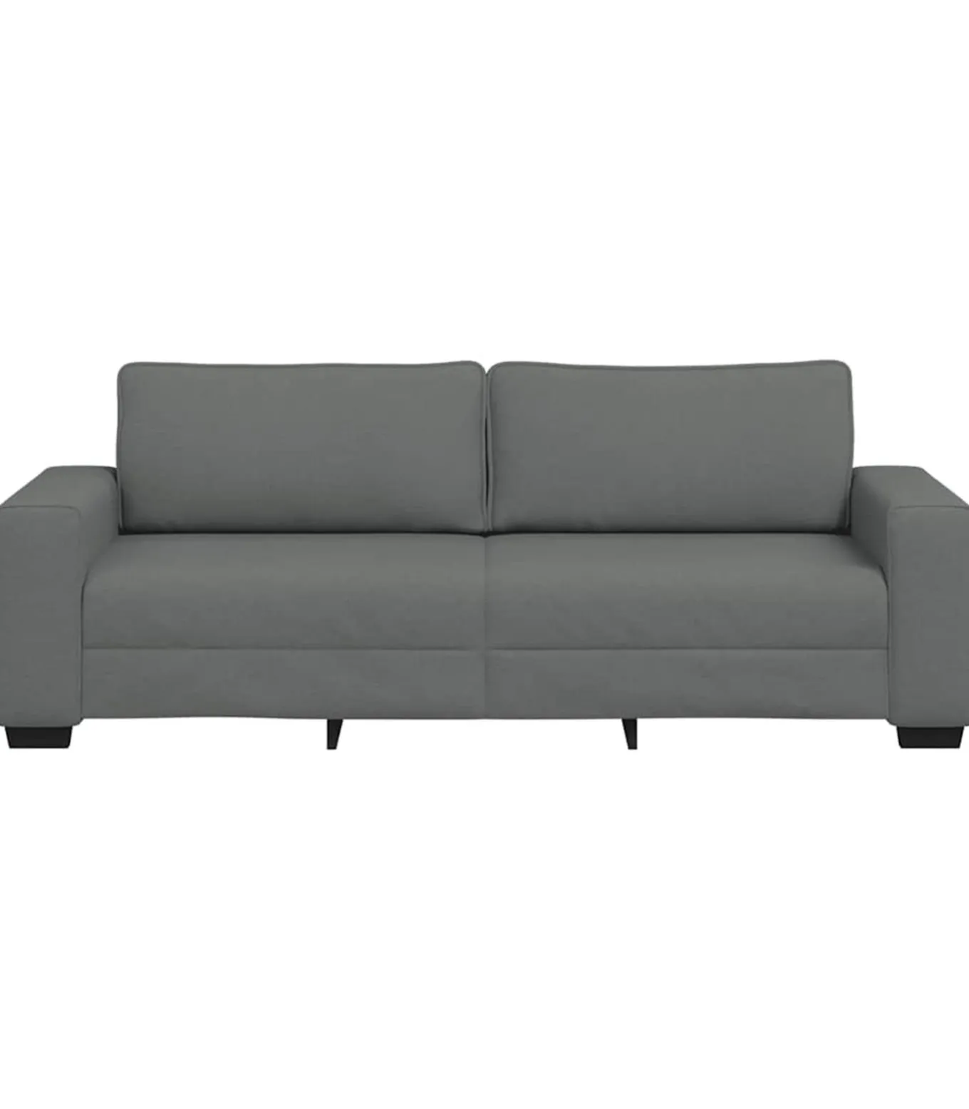 3-zitsbank 180 cm stof donkergrijs