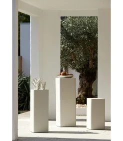 Zuil Alurio - Wit - 30.5x30.5x60cm